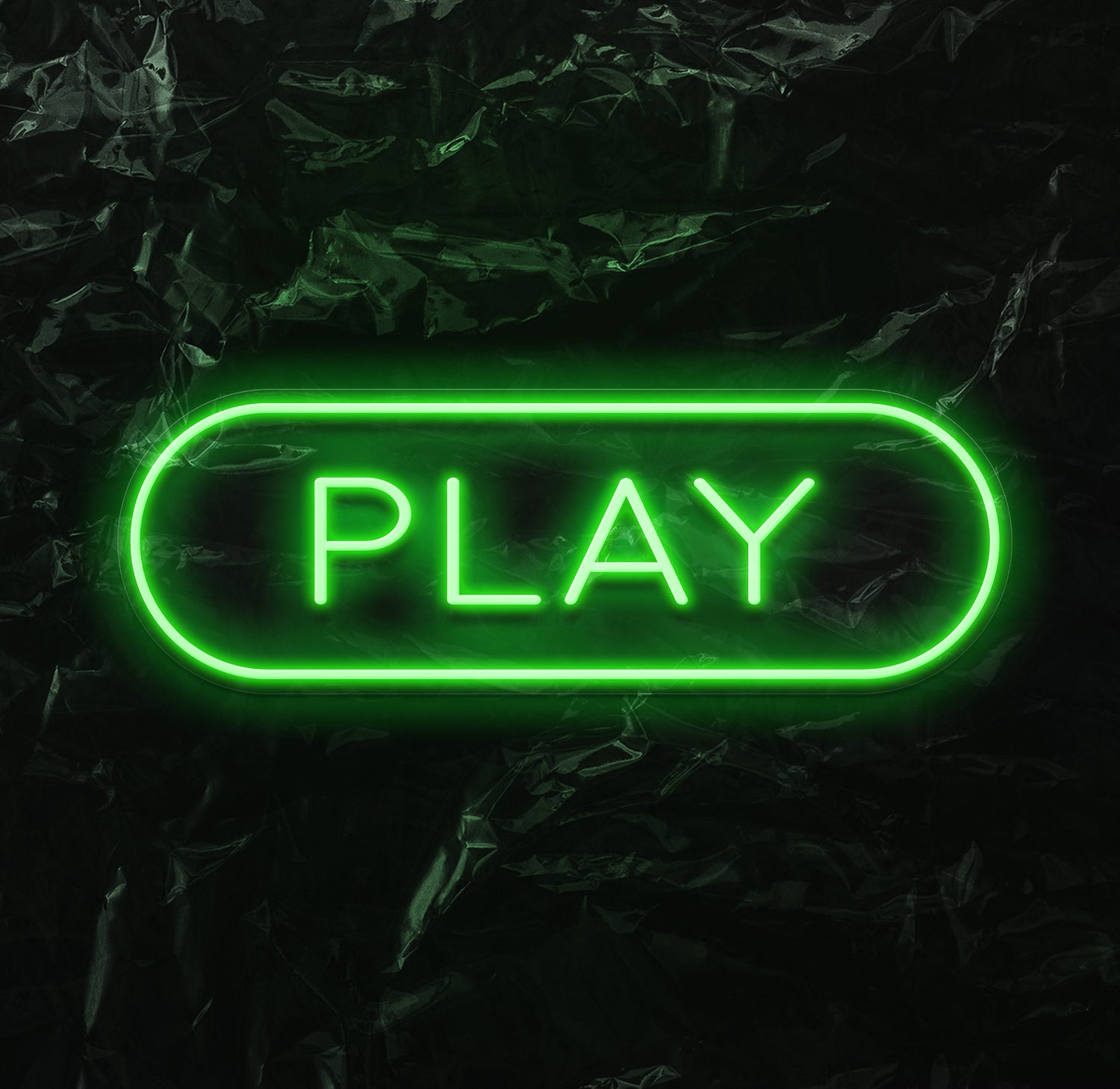 " Play" LED Neonschild - NEONEVERGLOW