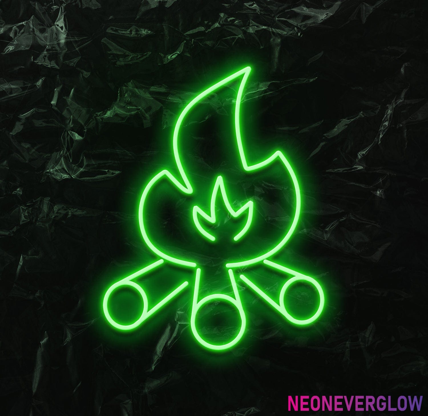 " Fire Flamme" LED Neonschild - NEONEVERGLOW