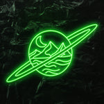 " Welt" LED Neonschild - NEONEVERGLOW