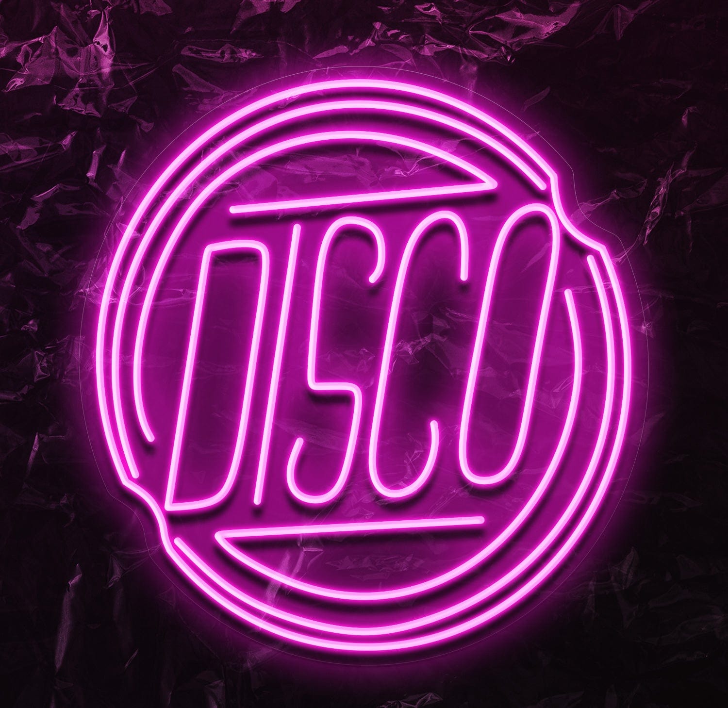 " Disco" LED Neonschild - NEONEVERGLOW