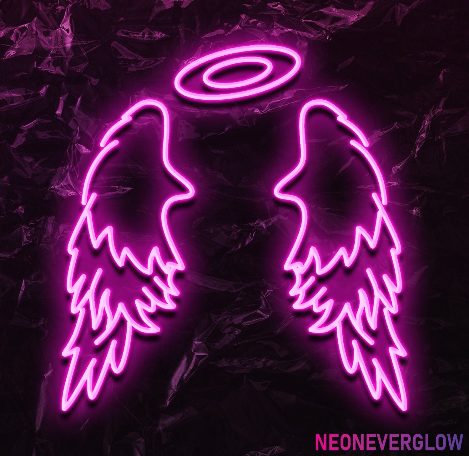 " Flügel" LED Neonschild - NEONEVERGLOW