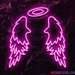 " Flügel" LED Neonschild - NEONEVERGLOW
