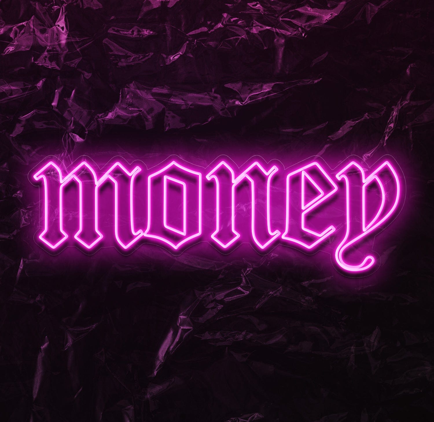 " Money " LED Neon Schriftzug - NEONEVERGLOW
