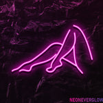 " Girl Beine" LED Neonschild - NEONEVERGLOW