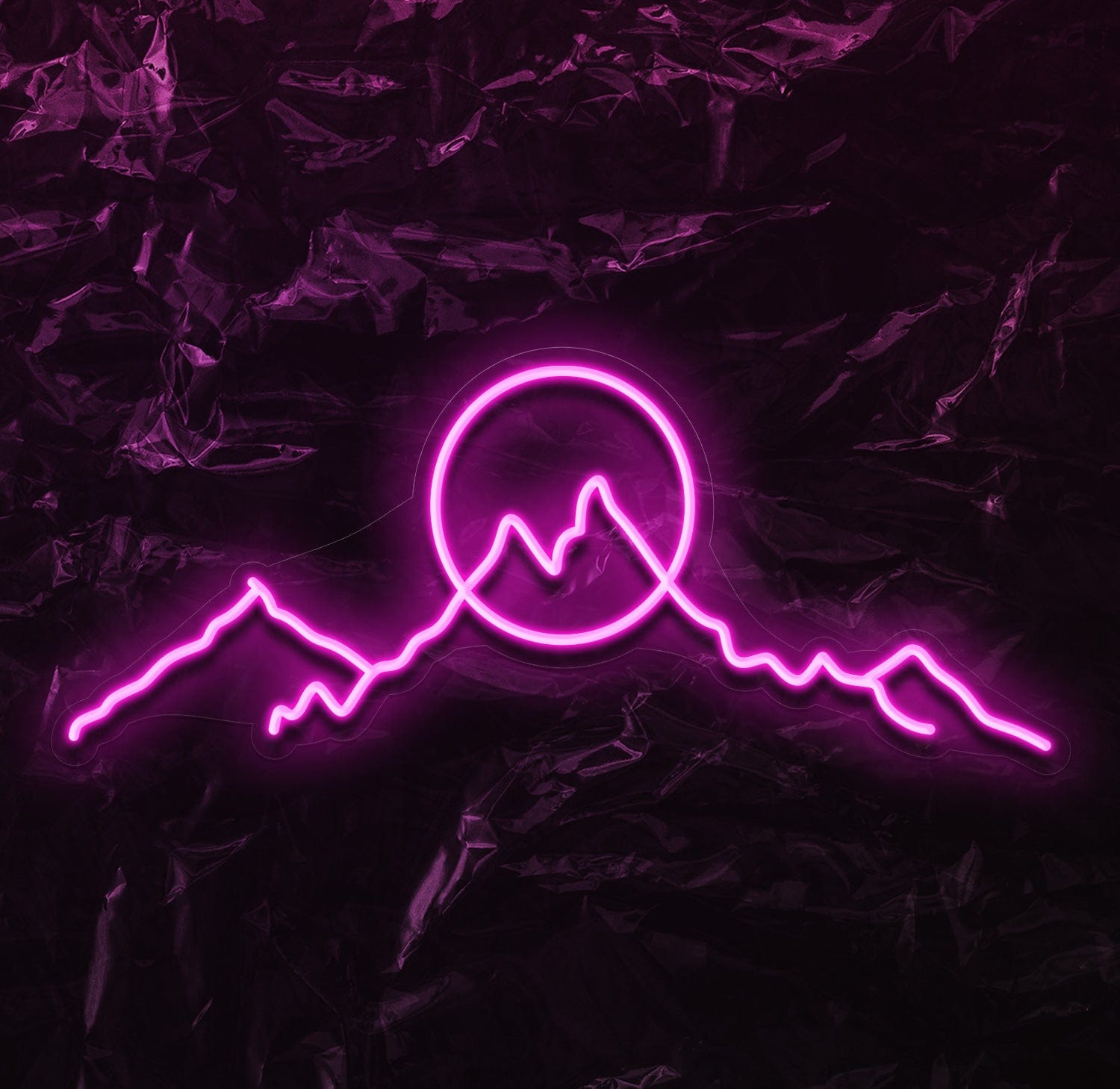 "Mountains " LED Neonschild - NEONEVERGLOW