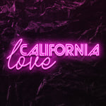 " California love" LED Neon Schriftzug - NEONEVERGLOW