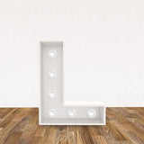 LED 3D Leuchtbuchstabe  " L " - NEONEVERGLOW