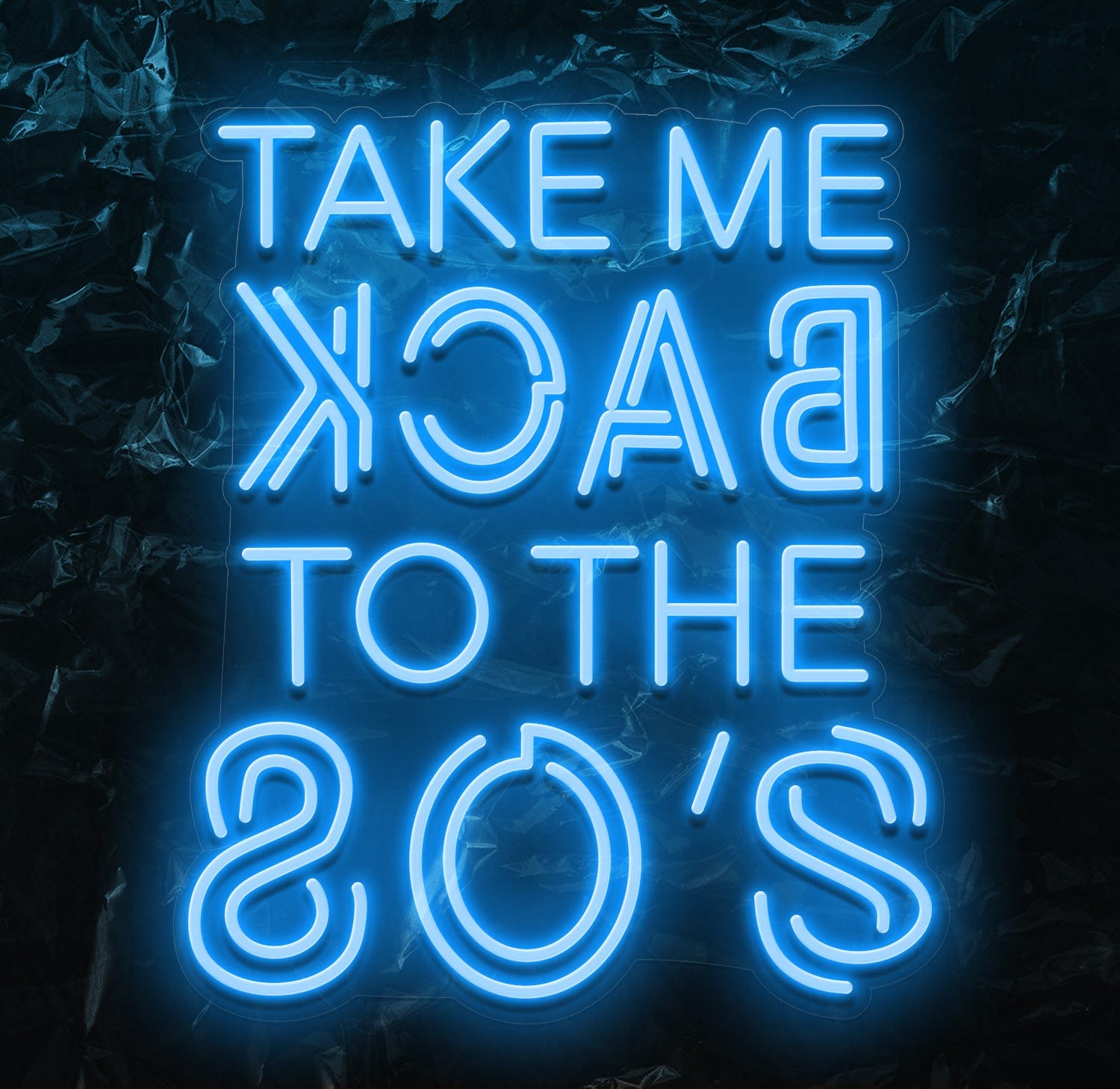 " Take Me Back" LED Neonschild - NEONEVERGLOW
