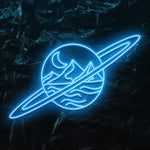 " Welt" LED Neonschild - NEONEVERGLOW