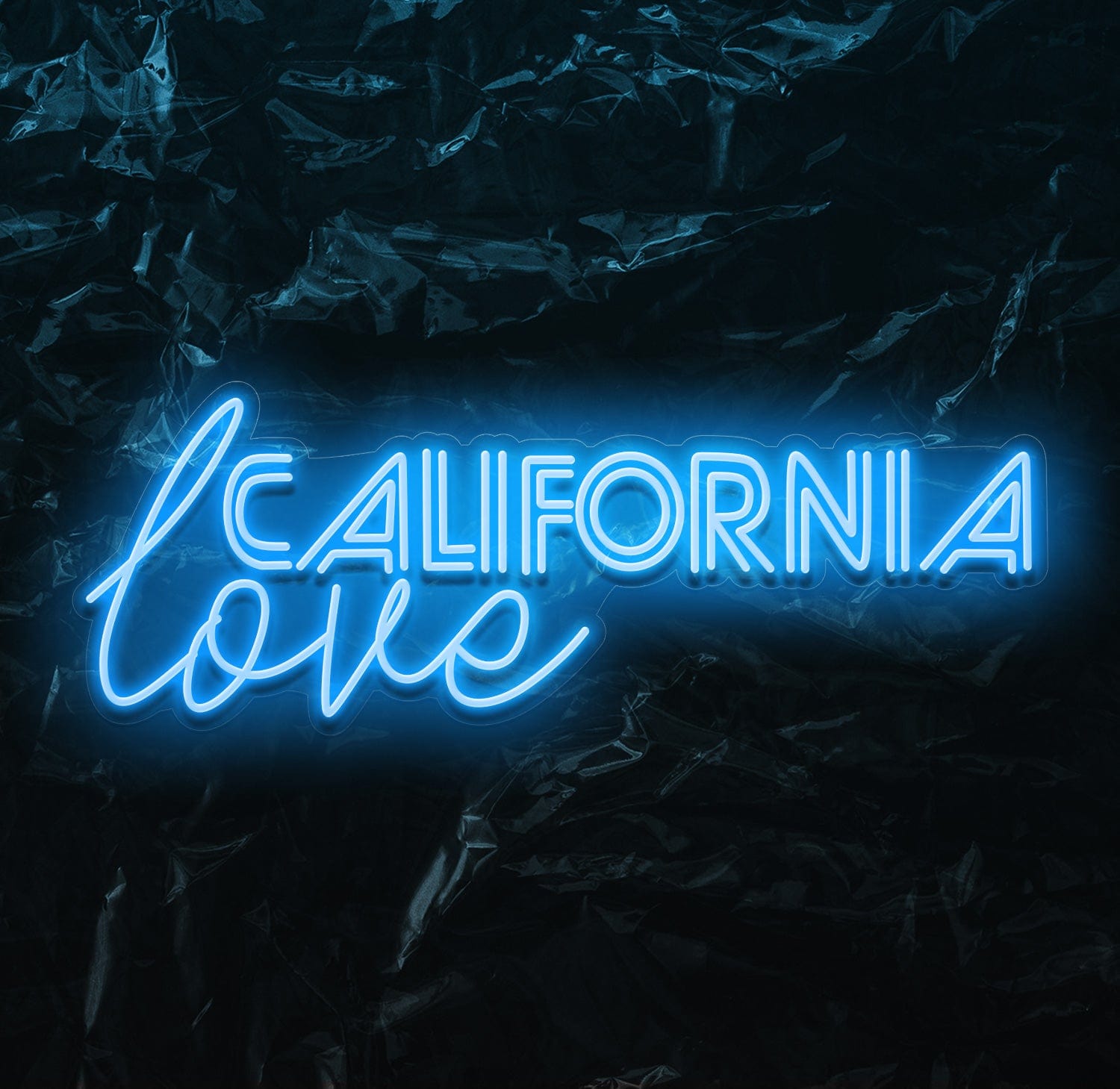 " California love" LED Neon Schriftzug - NEONEVERGLOW