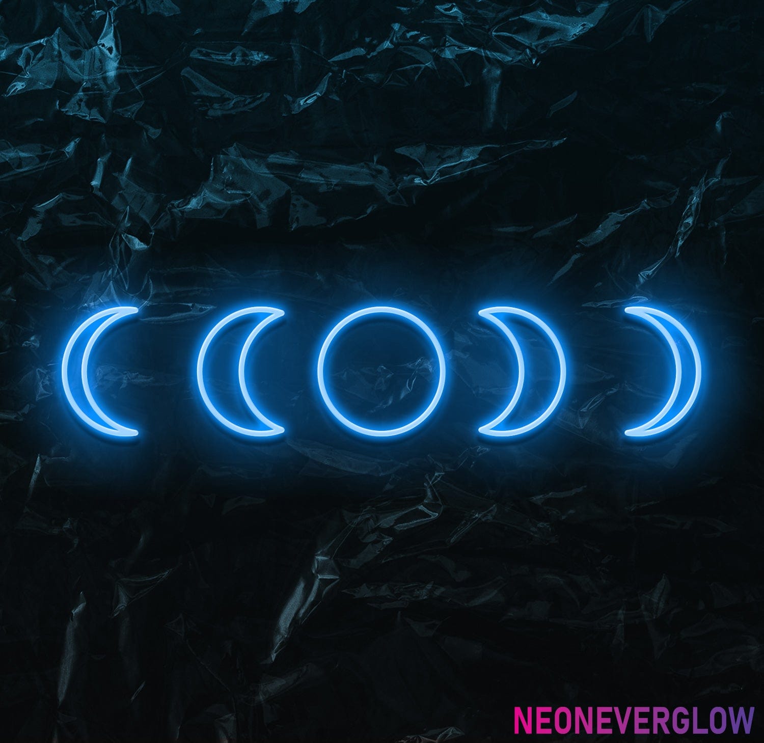 " Mond" LED Neonschild - NEONEVERGLOW