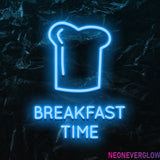 " Breakfast Time" LED Neonschild - NEONEVERGLOW
