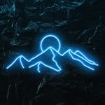 " Berge" LED Neonschild - NEONEVERGLOW
