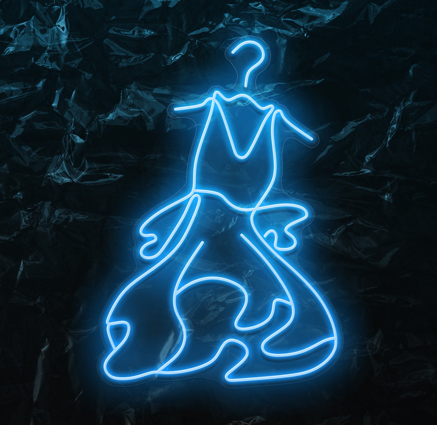 " Kleid" LED Neonschild - NEONEVERGLOW