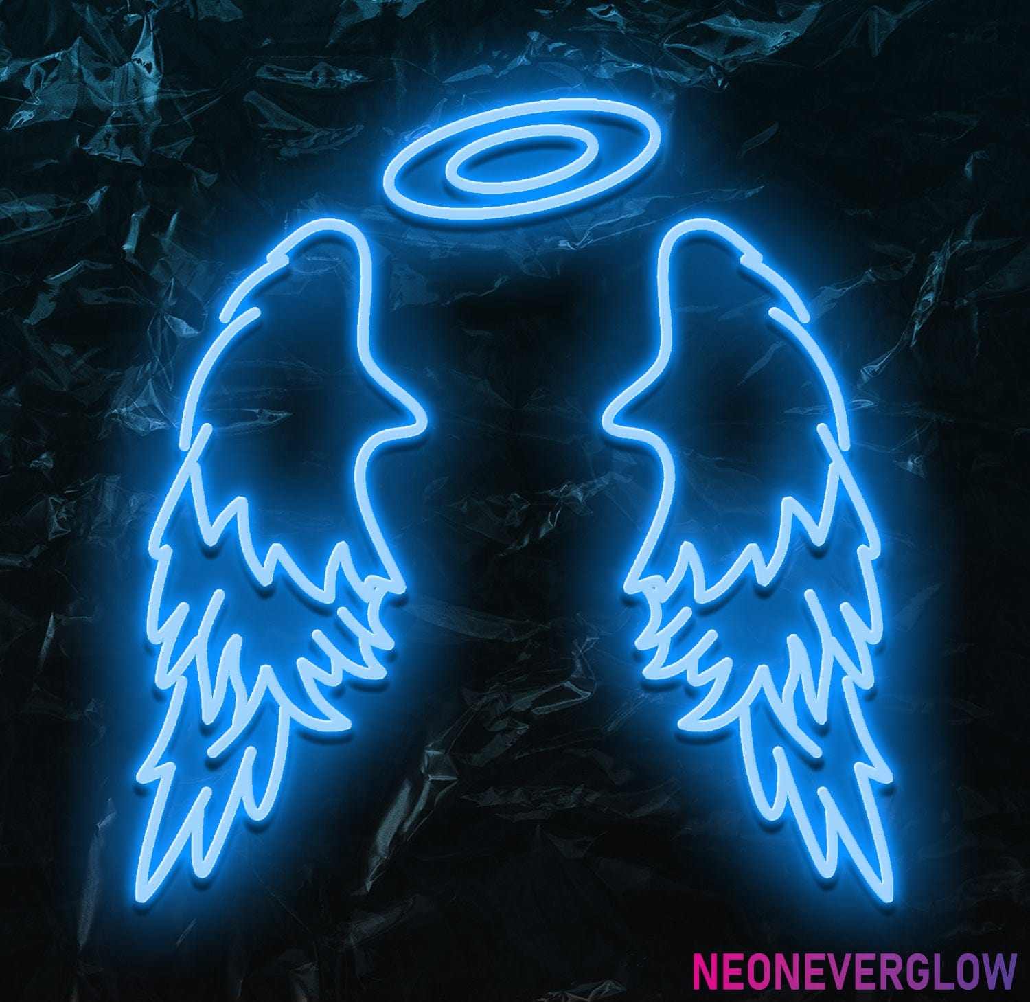 " Flügel" LED Neonschild - NEONEVERGLOW