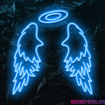" Flügel" LED Neonschild - NEONEVERGLOW