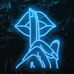 " Lippe Frau" LED Neonschild - NEONEVERGLOW