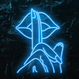 " Lippe Frau" LED Neonschild - NEONEVERGLOW