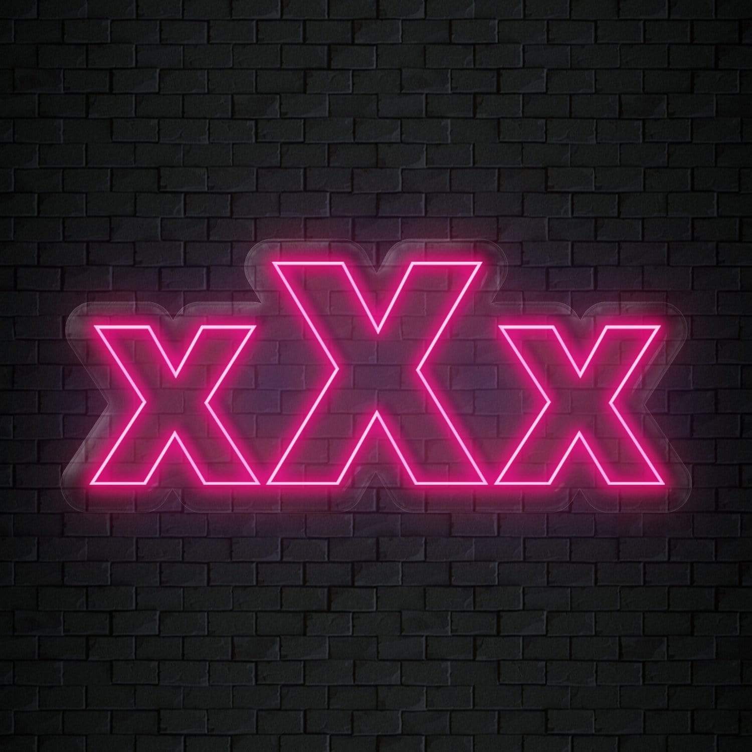 "xXx" LED Neonschild Sign Schriftzug - NEONEVERGLOW