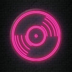 "DVD Musik" LED Neonschild Sign - NEONEVERGLOW