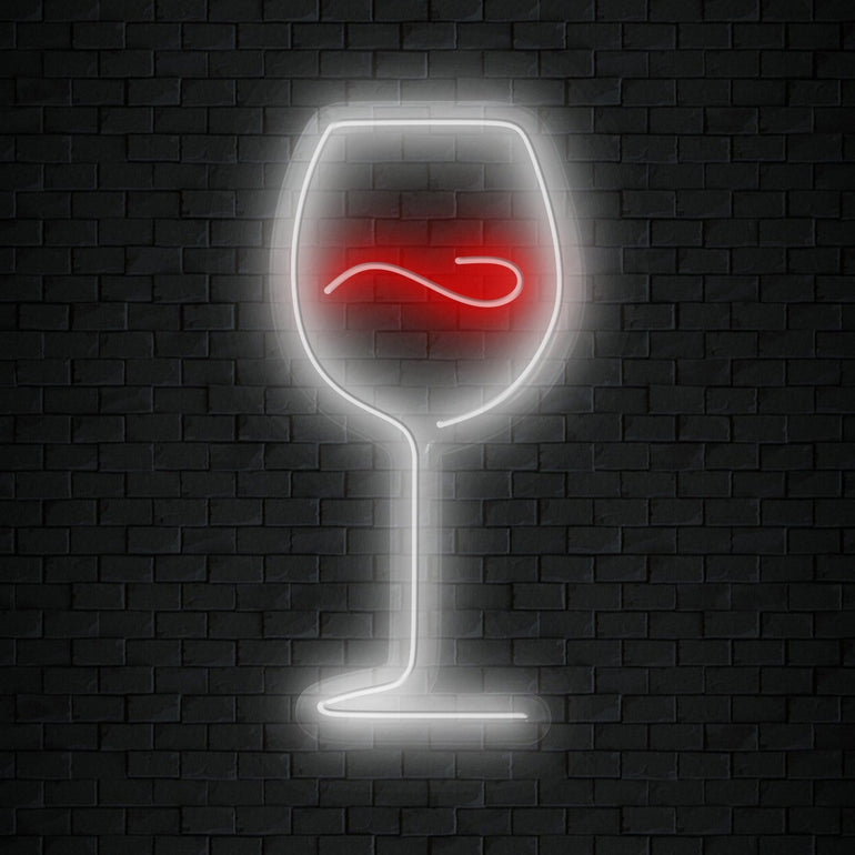 " Cocktail Wine" LED Neonschild Sign Schriftzug - NEONEVERGLOW