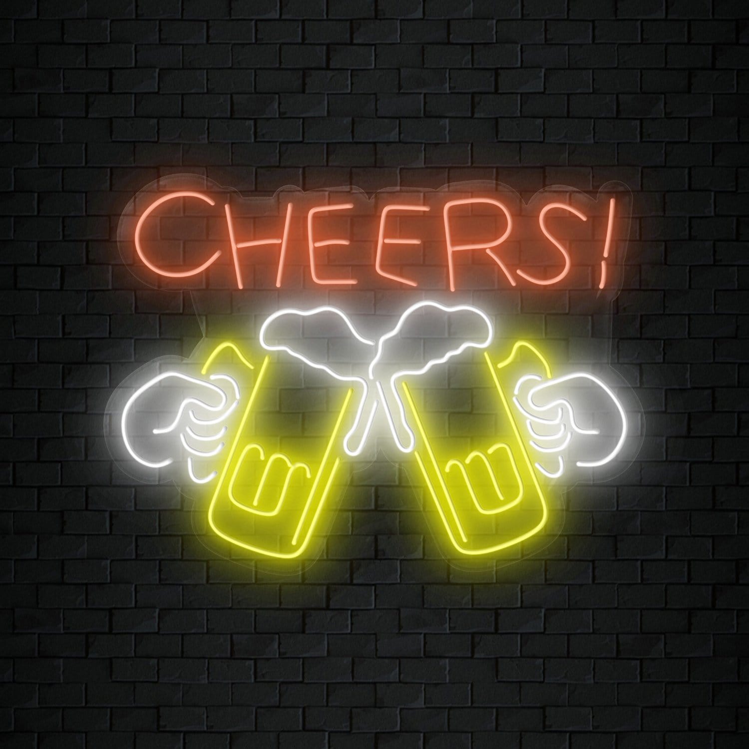 "Cheers Prooost" LED Neonschild Sign Schriftzug - NEONEVERGLOW