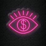 "Augen" LED Neonschild Sign - NEONEVERGLOW