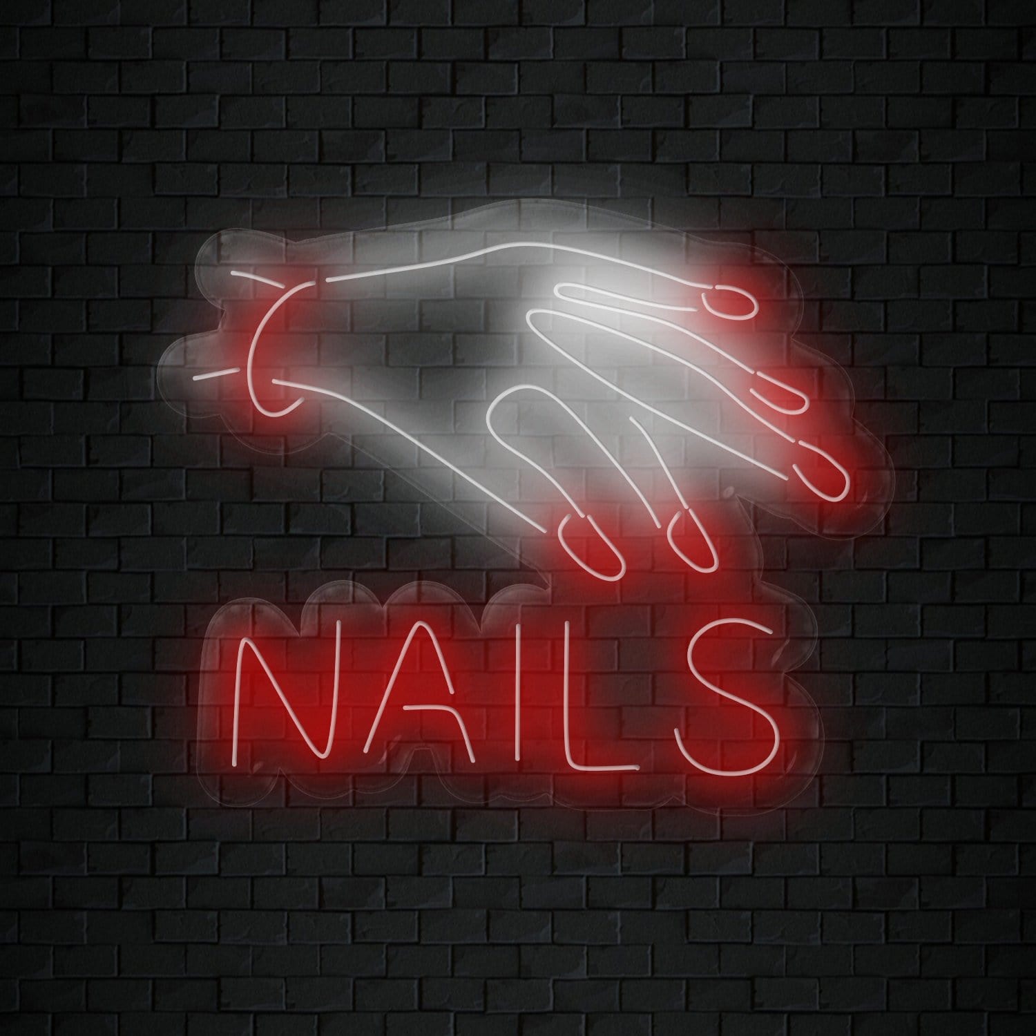 "Nails Beauty " LED Neonschild Sign Schriftzug - NEONEVERGLOW