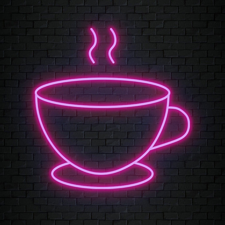 "Kaffee Coffee" LED Neonschild Sign Schriftzug - NEONEVERGLOW