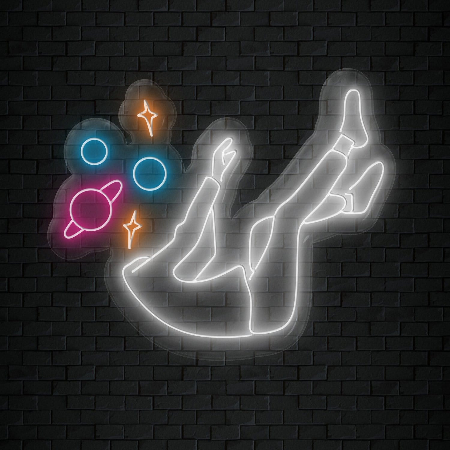 Neon Fly Ride Sign