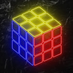 " Würfel" LED Neonschild - NEONEVERGLOW