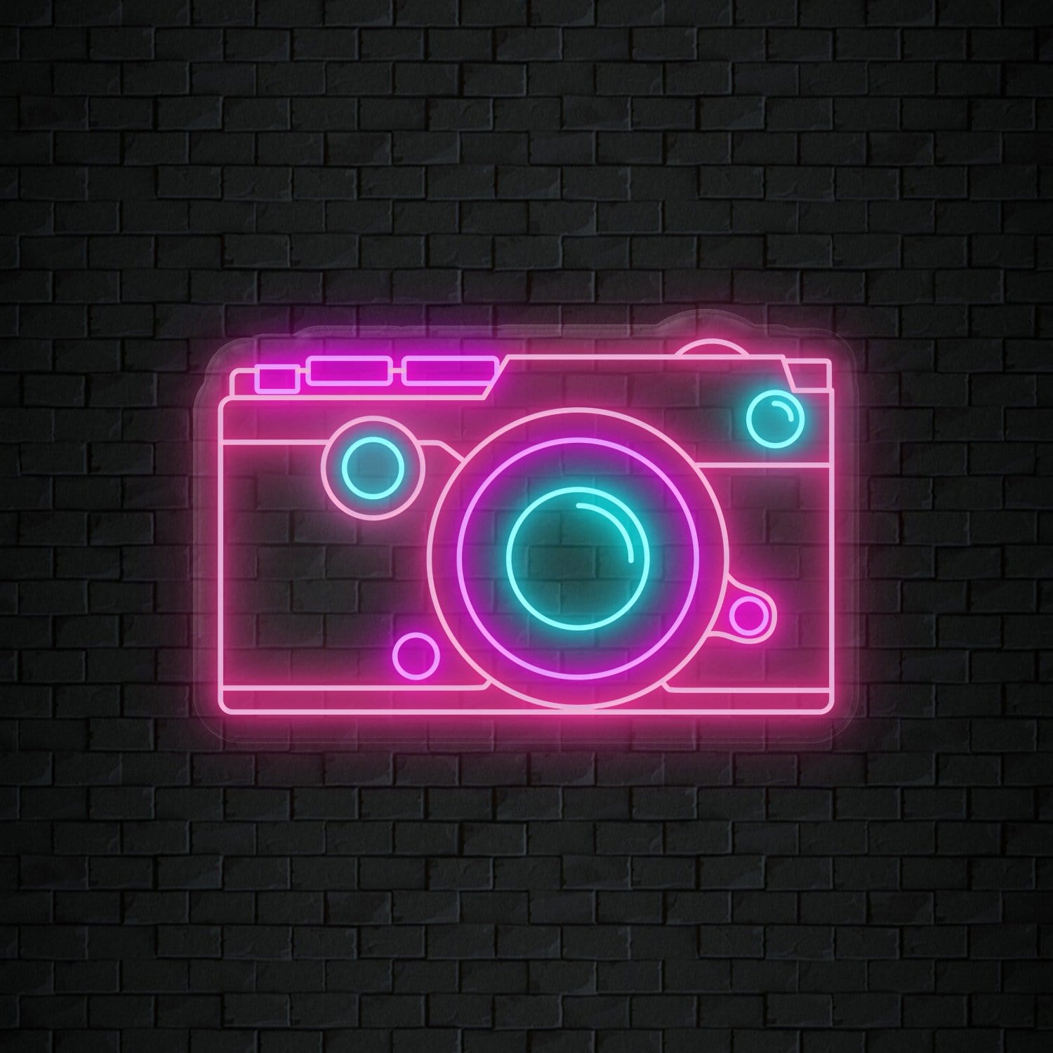 "Fotografie Kamera" LED Neonschild Sign Schriftzug - NEONEVERGLOW