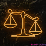 " Waage" LED Neonschild - NEONEVERGLOW