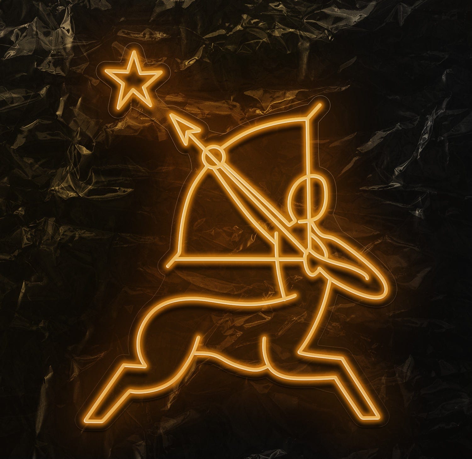 "Pfeilschütze" LED Neonschild - NEONEVERGLOW