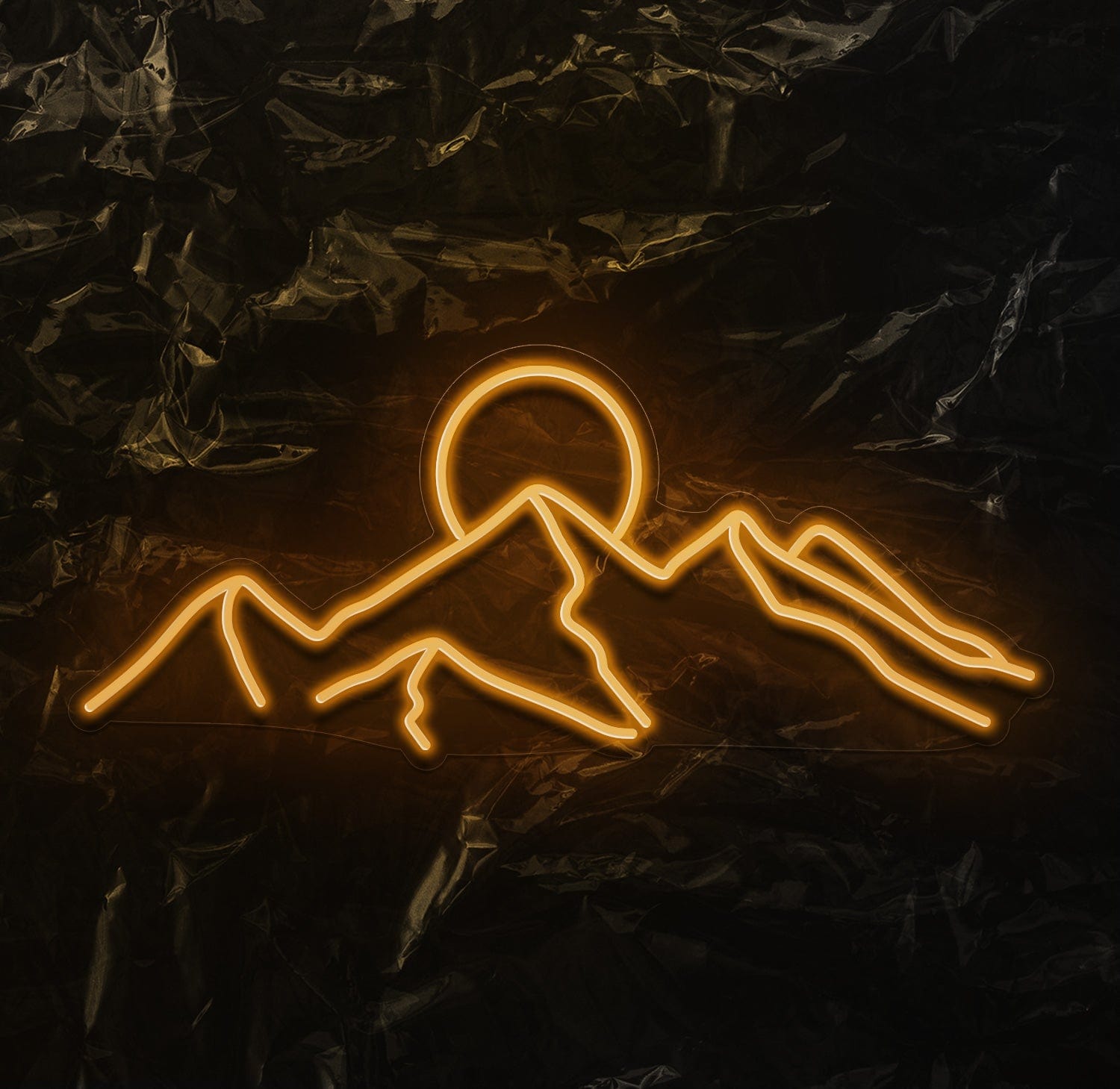 " Berge" LED Neonschild - NEONEVERGLOW