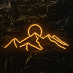 " Berge" LED Neonschild - NEONEVERGLOW
