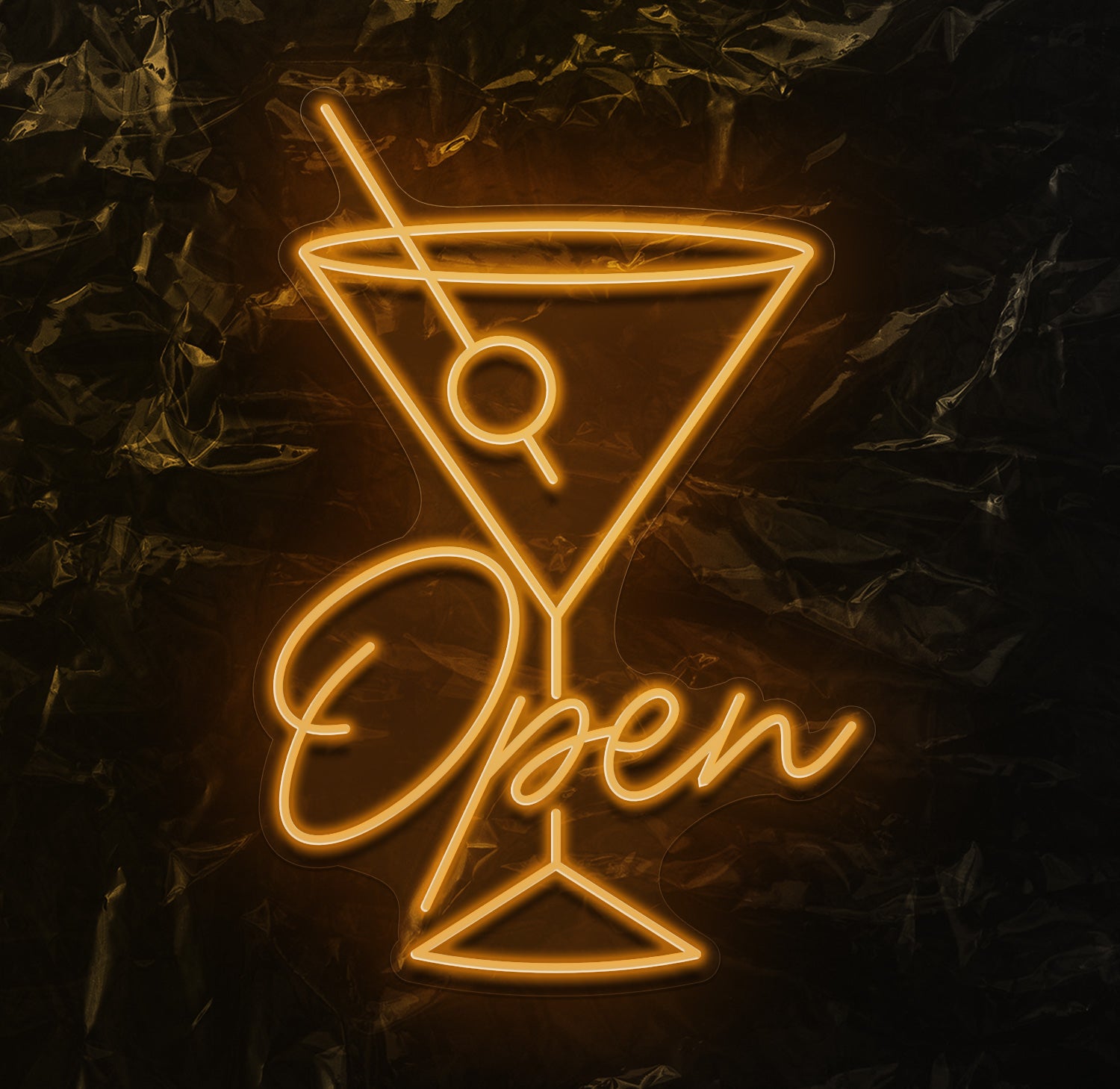 " Open " LED Neonschild - NEONEVERGLOW