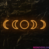 " Mond" LED Neonschild - NEONEVERGLOW