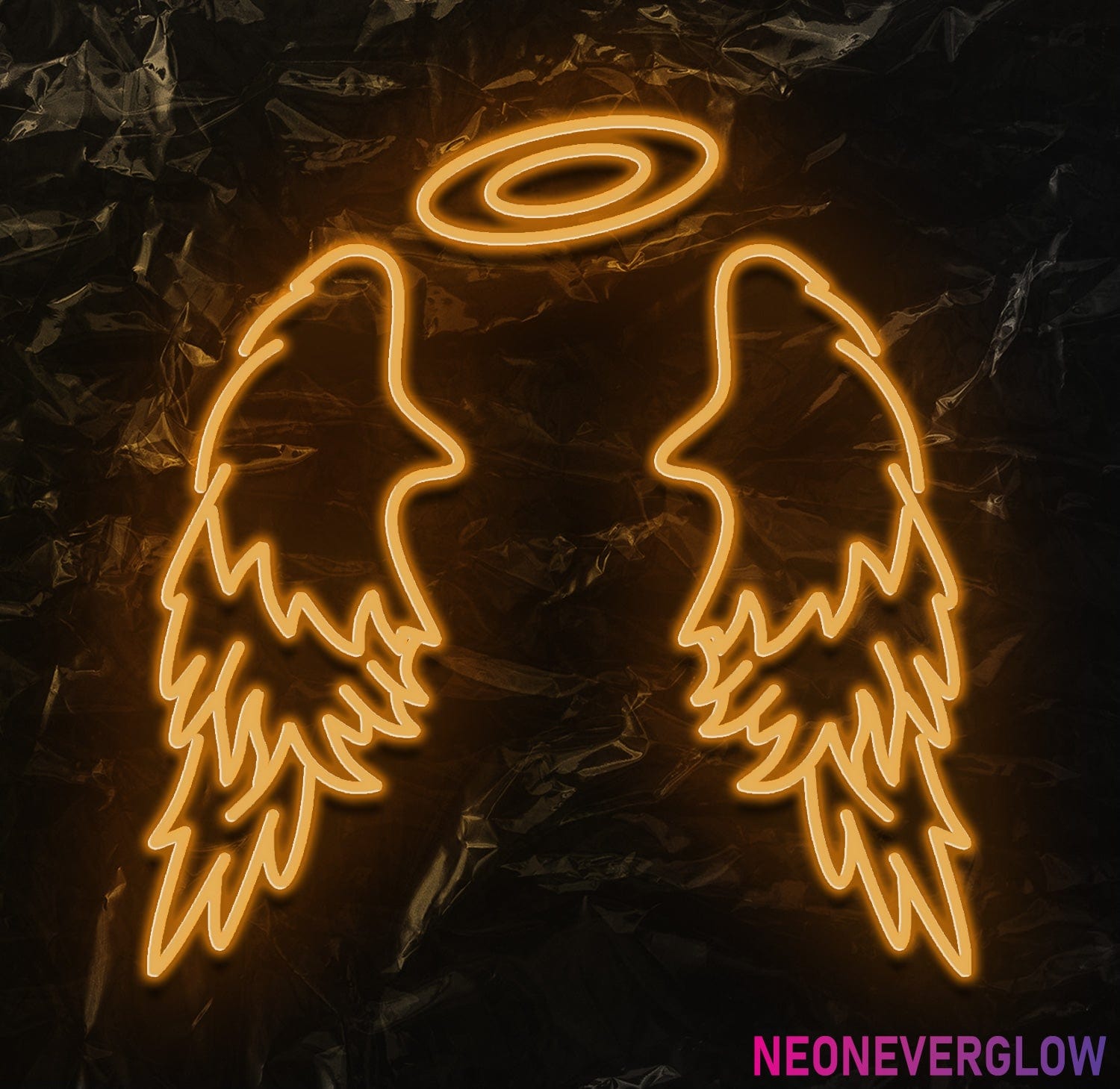 " Flügel" LED Neonschild - NEONEVERGLOW