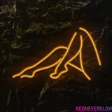 " Girl Beine" LED Neonschild - NEONEVERGLOW