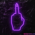 " Woman Finger" LED Neonschild - NEONEVERGLOW