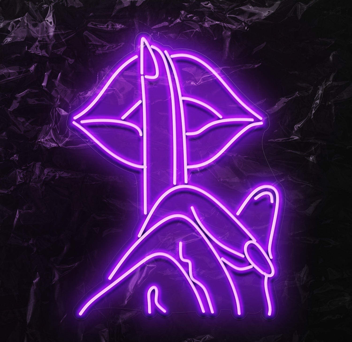 " Lippe Frau" LED Neonschild - NEONEVERGLOW