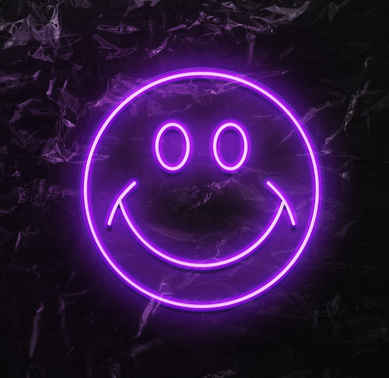 Smiley LED Neonschild – NEONEVERGLOW