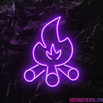 " Fire Flamme" LED Neonschild - NEONEVERGLOW