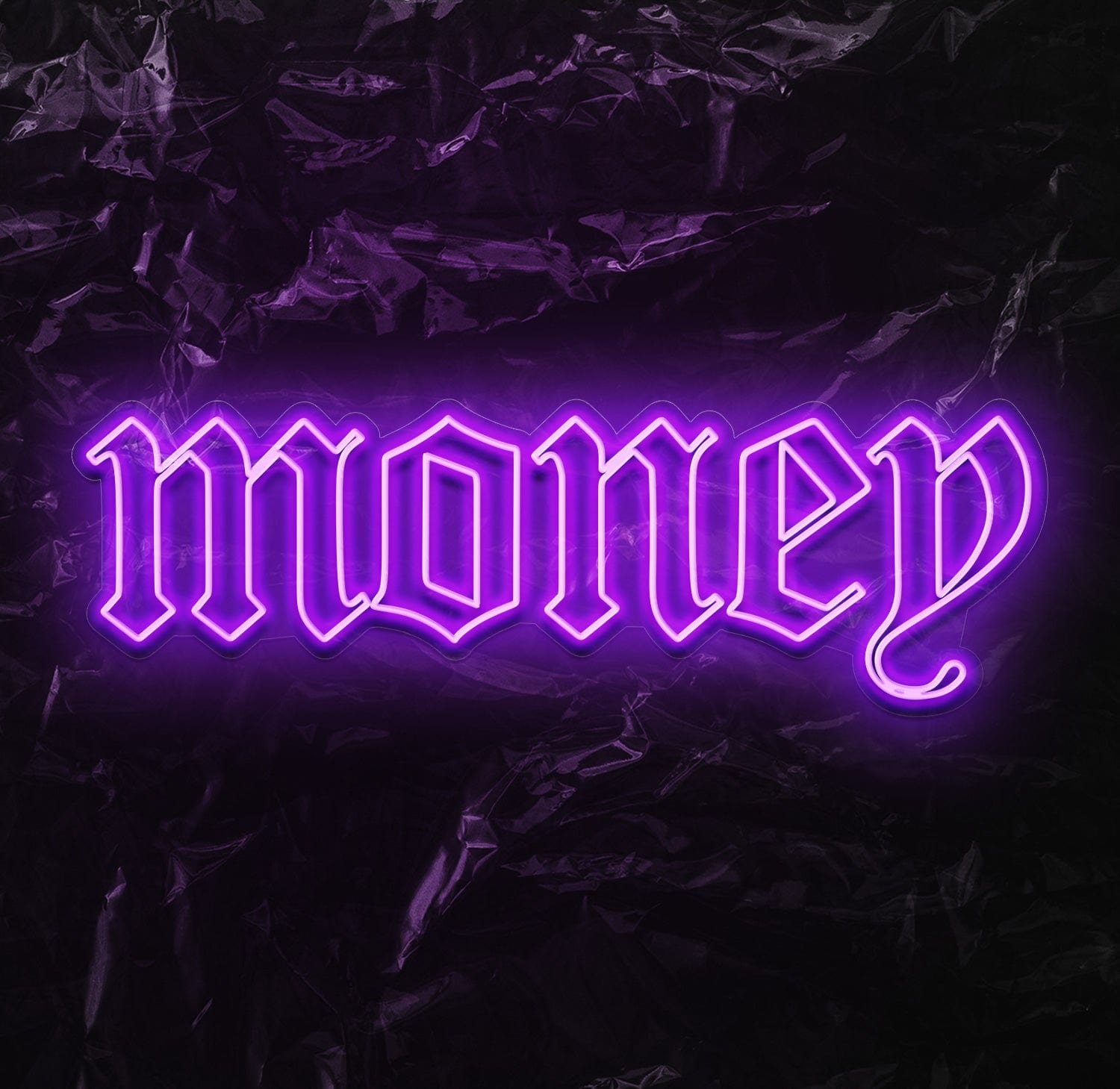 " Money " LED Neon Schriftzug - NEONEVERGLOW