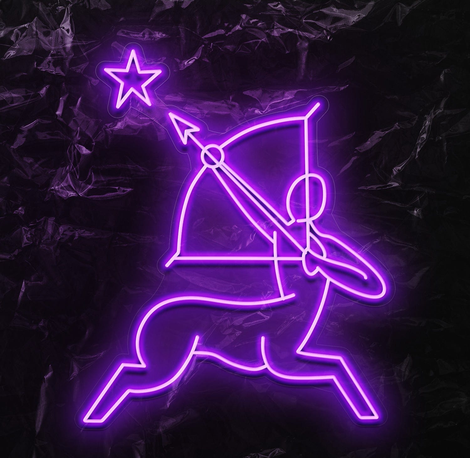 "Pfeilschütze" LED Neonschild - NEONEVERGLOW
