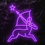 "Pfeilschütze" LED Neonschild - NEONEVERGLOW