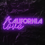 " California love" LED Neon Schriftzug - NEONEVERGLOW
