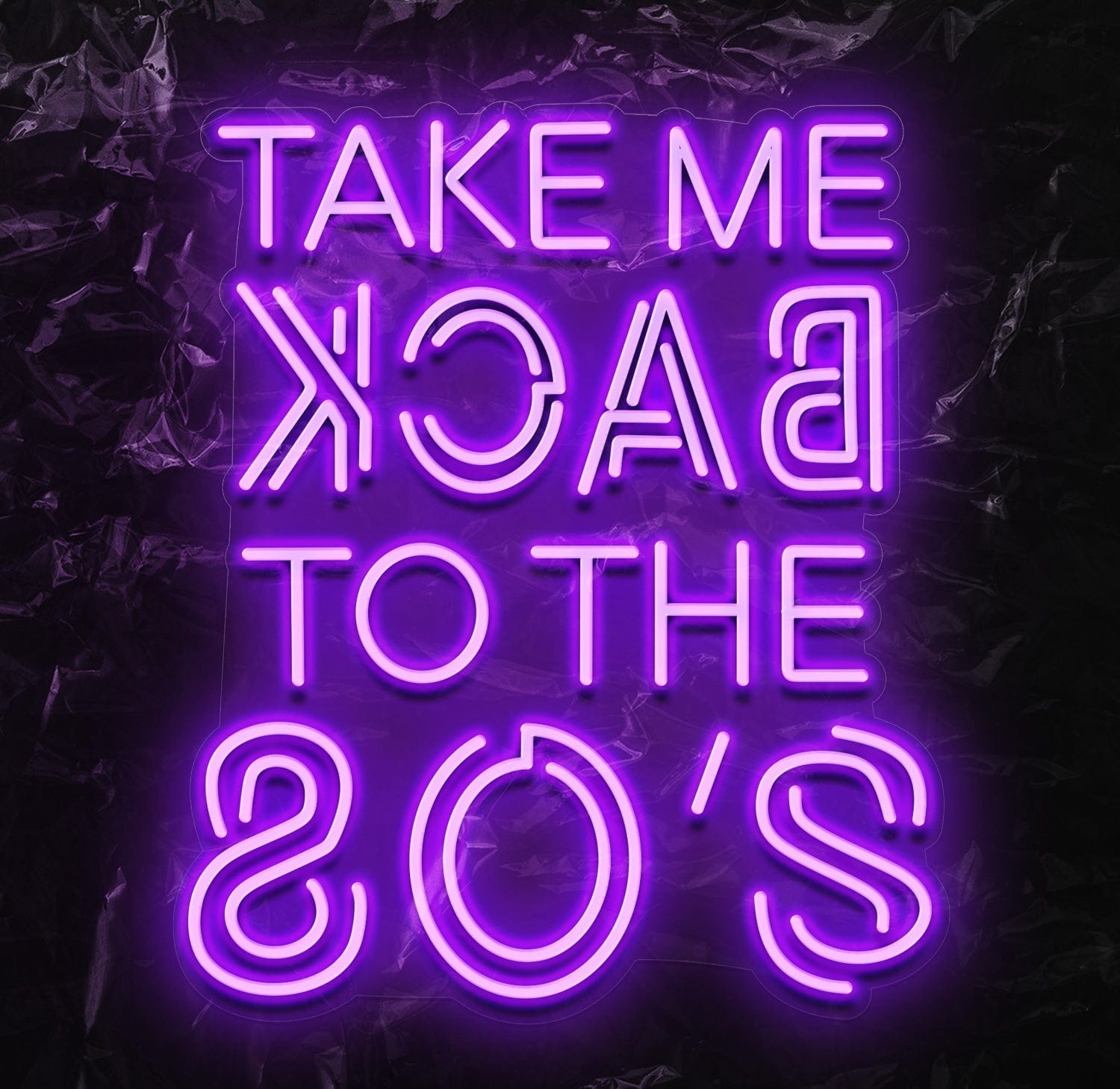" Take Me Back" LED Neonschild - NEONEVERGLOW