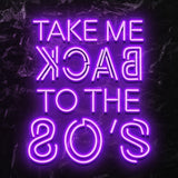 " Take Me Back" LED Neonschild - NEONEVERGLOW
